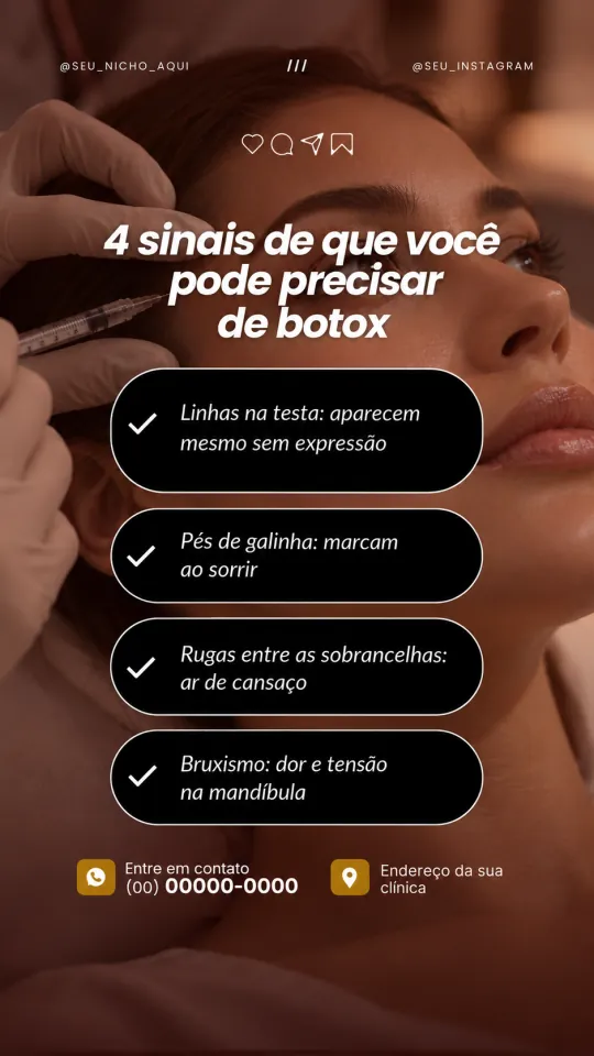 Reel: 4 sinais de que você pode precisar de botox